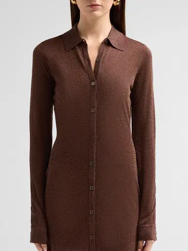 Ksubi Women's Devin Long-Sleeve Shirtdress - Stone - Size XL | Thumbnail 5 Ksubi Women's Devin Long-Sleeve Shirtdress - Stone - Size XL | Thumbnail 5
