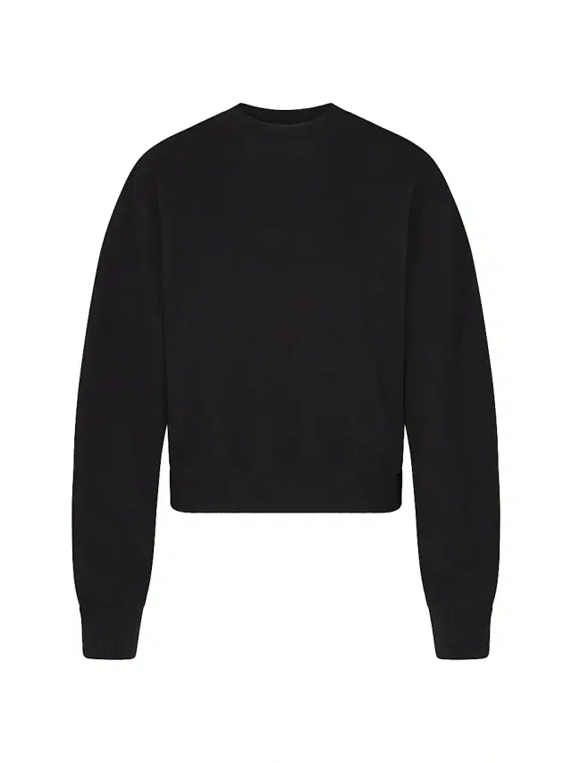 SKIMS Women's Cotton Fleece Classic Crewneck - Onyx
