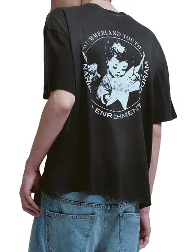 Nahmias Men's Youth Enrichment Program Boxy T-Shirt - Aged Black - Size XXL | Thumbnail 5 Nahmias Men's Youth Enrichment Program Boxy T-Shirt - Aged Black - Size XXL | Thumbnail 5