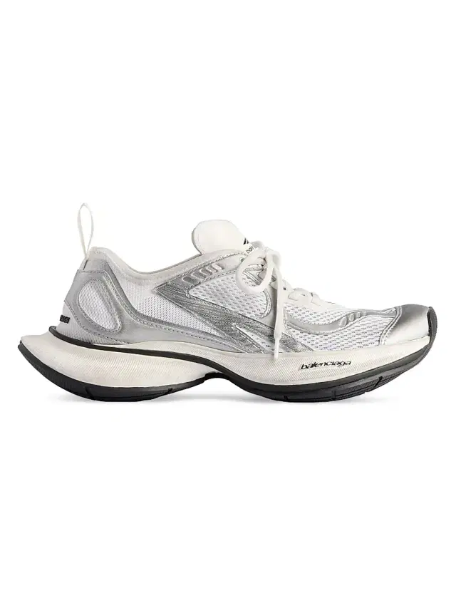 Balenciaga Women's Circuit Sneakers - White Silver