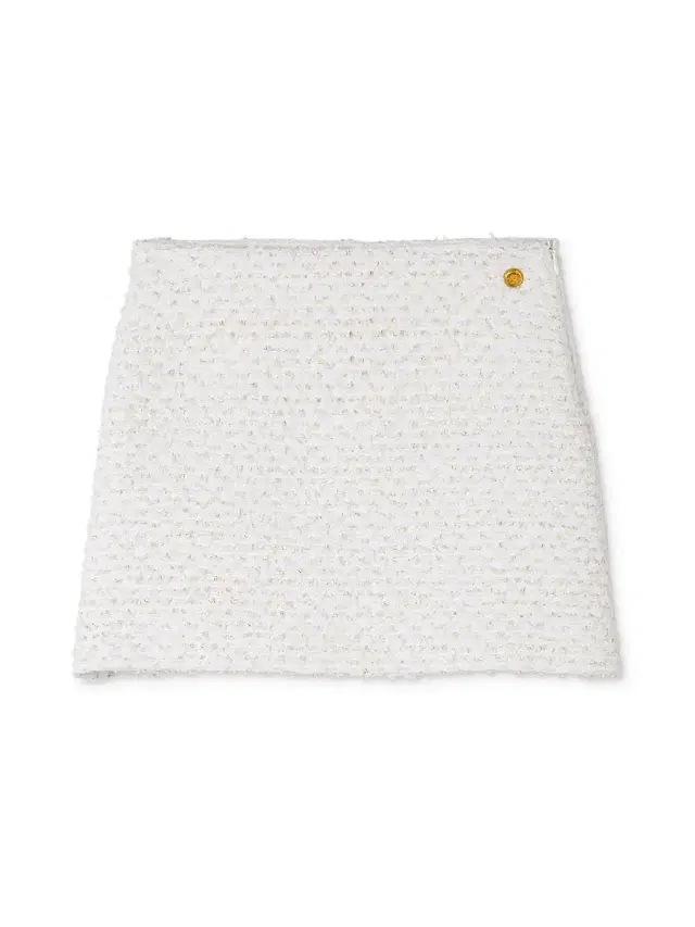 Versace Little Girl's & Girl's Metallic Tweed Miniskirt - Cream