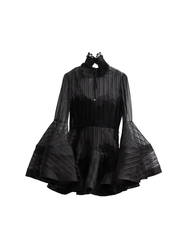 Zimmermann Women's Valiant Lantern Mini Dress - Black