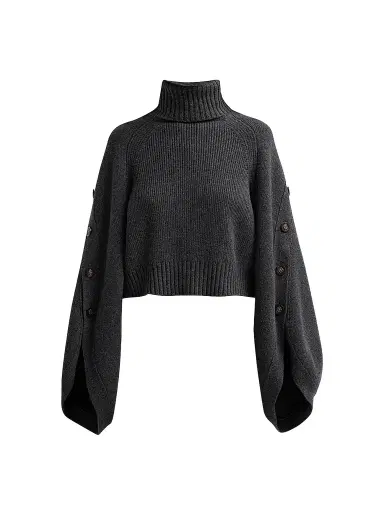 Zimmermann Women's Valiant Buttoned Wool Sweater | Thumbnail 1