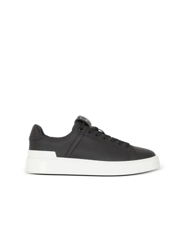 Balmain B-Court smooth leather sneakers