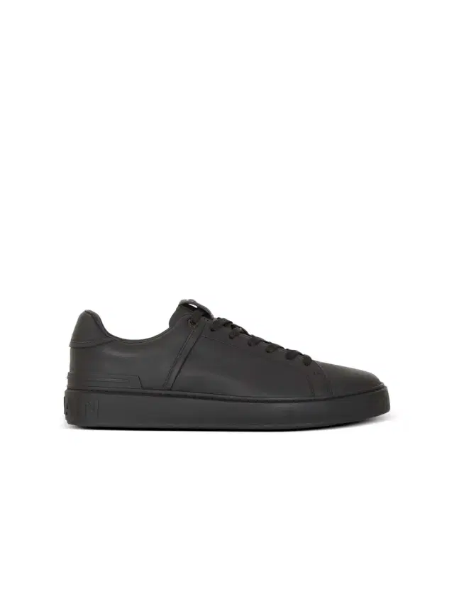 Balmain B-Court smooth leather sneakers