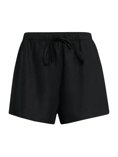 RAILS Women's Jenner Linen Drawstring Shorts - Black - Size XL | Thumbnail 1