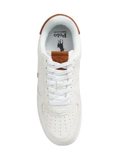 Polo Ralph Lauren Men's Masters Court Leather Sneakers - Deckwash White | Thumbnail 5