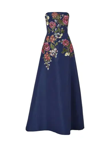 Carolina Herrera Women's Sequined Silk Strapless A-Line Gown | Thumbnail 1 Carolina Herrera Women's Sequined Silk Strapless A-Line Gown | Thumbnail 1