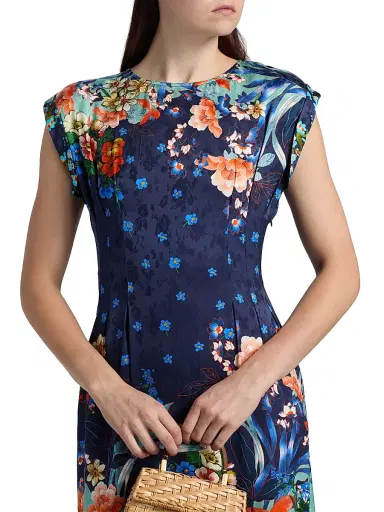 Johnny Was Women's Carice Printed Jacquard Minidress - Tejas - Size XXL | Thumbnail 6