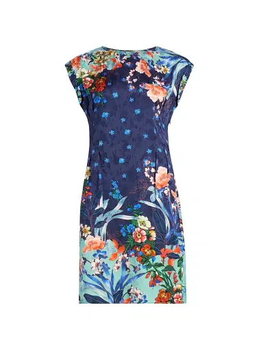 Johnny Was Women's Carice Printed Jacquard Minidress - Tejas - Size XXL | Thumbnail 1