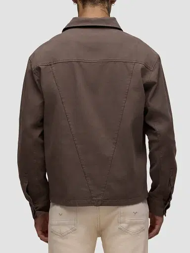 Hudson Jeans Men's Canteen Denim Overshirt | Thumbnail 3 Hudson Jeans Men's Canteen Denim Overshirt | Thumbnail 3