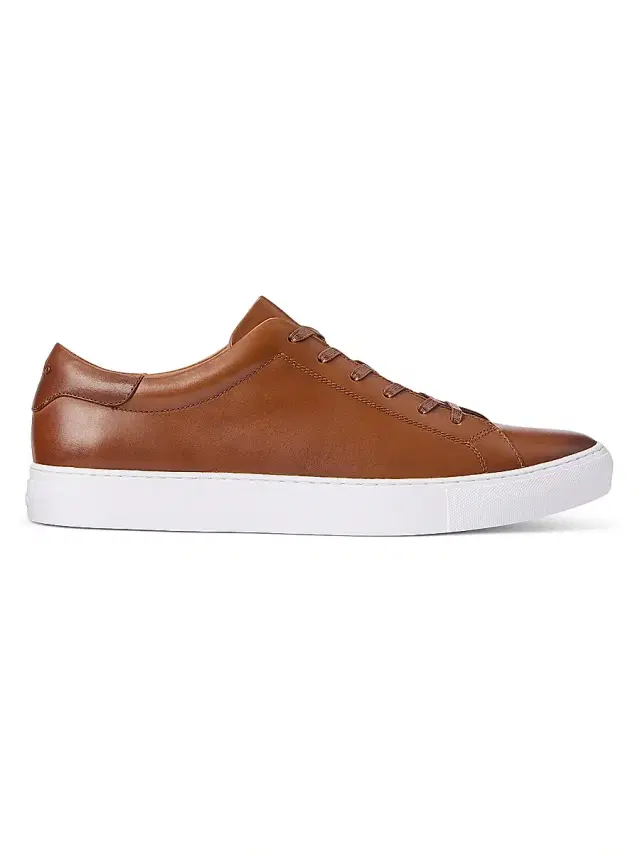 Men's Jermain II Leather Low-Top Sneakers - Pale Russet