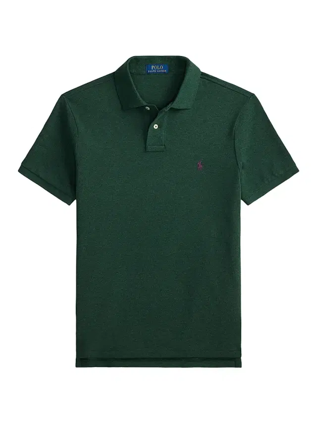 Polo Ralph Lauren Men's The Iconic Cotton Mesh Polo Shirt - Scotch Pine Heather