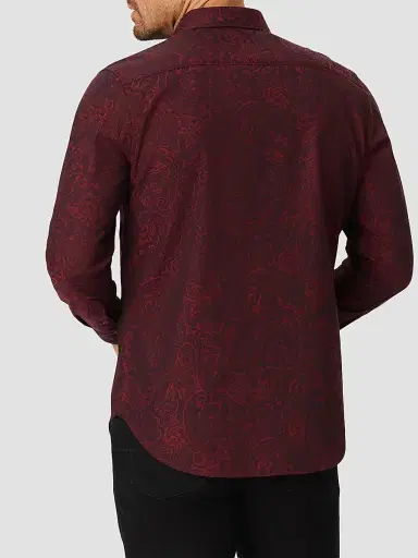 Robert Graham Men's Hudson Paisley Stretch Cotton Shirt | Thumbnail 3 Robert Graham Men's Hudson Paisley Stretch Cotton Shirt | Thumbnail 3