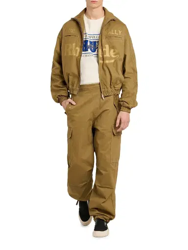 Rhude Men's Rally Logo Track Jacket | Thumbnail 2 Rhude Men's Rally Logo Track Jacket | Thumbnail 2