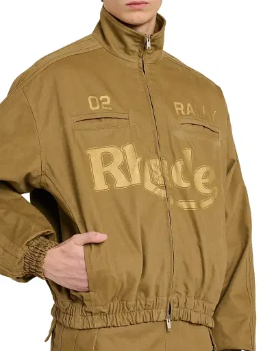 Rhude Men's Rally Logo Track Jacket | Thumbnail 6 Rhude Men's Rally Logo Track Jacket | Thumbnail 6