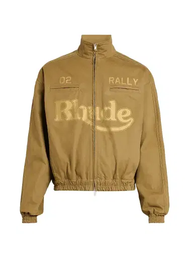 Rhude Men's Rally Logo Track Jacket | Thumbnail 1 Rhude Men's Rally Logo Track Jacket | Thumbnail 1