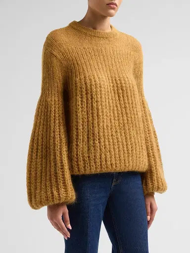 Zimmermann Women's Valiant Mohair Billow Sweater | Thumbnail 4 Zimmermann Women's Valiant Mohair Billow Sweater | Thumbnail 4