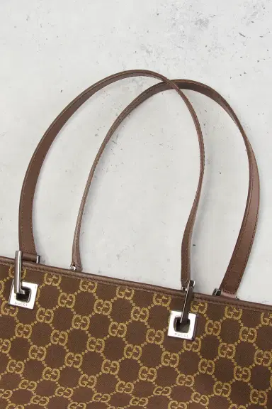 Gucci Vintage GG Bucket Tote Bag | Thumbnail 7 Gucci Vintage GG Bucket Tote Bag | Thumbnail 7