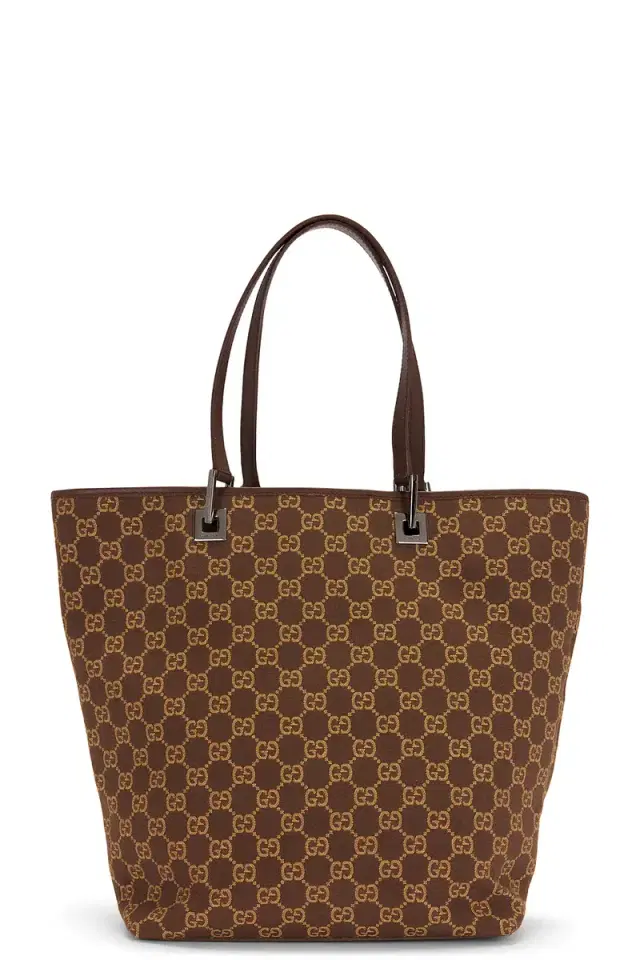 FWRD Renew Gucci Vintage GG Bucket Tote Bag