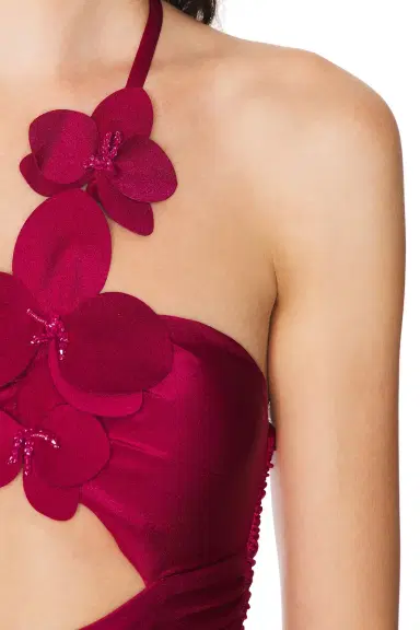 PatBo Petal Sheen Flower Applique Beach Dress | Thumbnail 5 PatBo Petal Sheen Flower Applique Beach Dress | Thumbnail 5