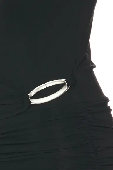 HAELO Asymmetric Cowl Mini Dress | Thumbnail 4