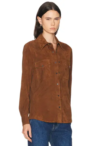TWP Cowboy Leather Travelin Soldier Top | Thumbnail 2 TWP Cowboy Leather Travelin Soldier Top | Thumbnail 2