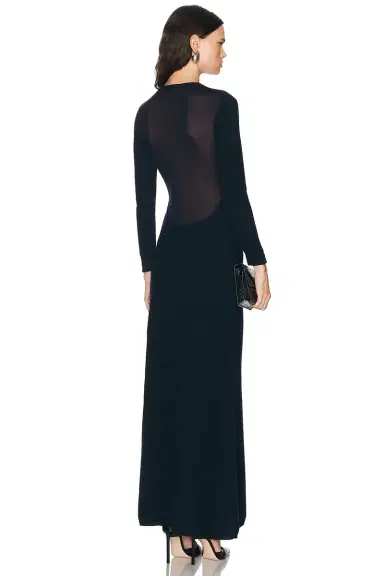 TOM FORD Cashmere Silk Long Crewneck Dress | Thumbnail 3 TOM FORD Cashmere Silk Long Crewneck Dress | Thumbnail 3