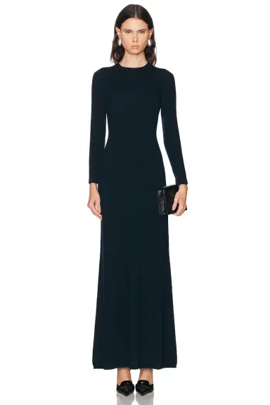TOM FORD Cashmere Silk Long Crewneck Dress | Thumbnail 1 TOM FORD Cashmere Silk Long Crewneck Dress | Thumbnail 1