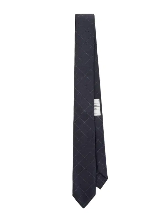 Thom Browne 2cm Checked Cotton and Wool-Blend Tie - Men