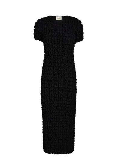 Khaite Perry Dress In Black Silk | Thumbnail 1 Khaite Perry Dress In Black Silk | Thumbnail 1