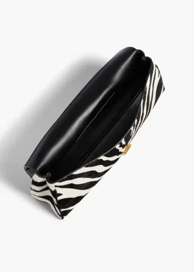 Khaite Audrey Clutch In Zebra Print Haircalf | Thumbnail 4 Khaite Audrey Clutch In Zebra Print Haircalf | Thumbnail 4