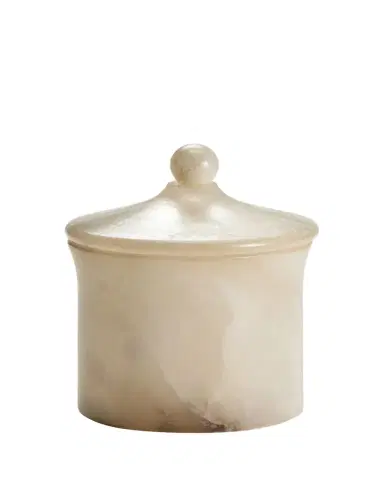 Labrazel Alisa Alabaster Bath Canister | Thumbnail 1
