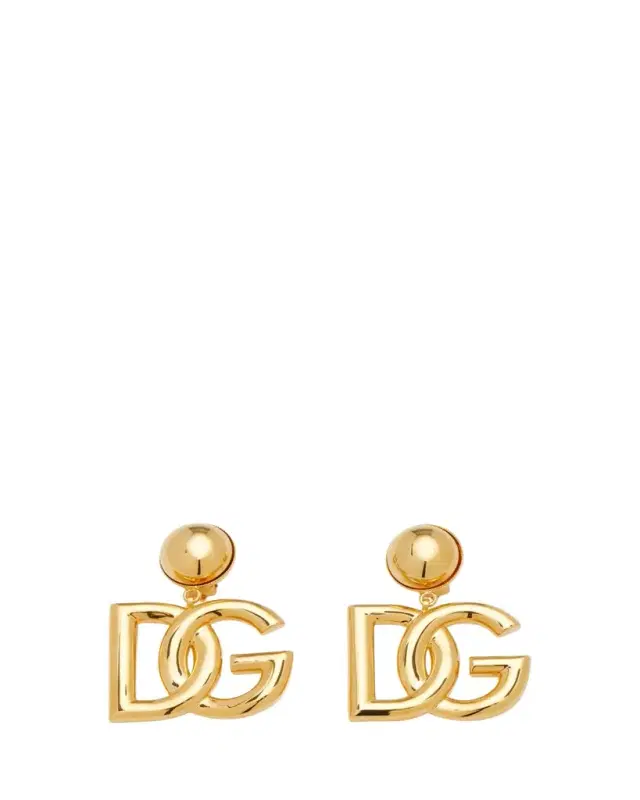 Dolce & Gabbana DG Logo Clip-On Earrings