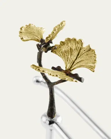 Michael Aram Butterfly Ginkgo Fingertip Towel Stand | Thumbnail 4