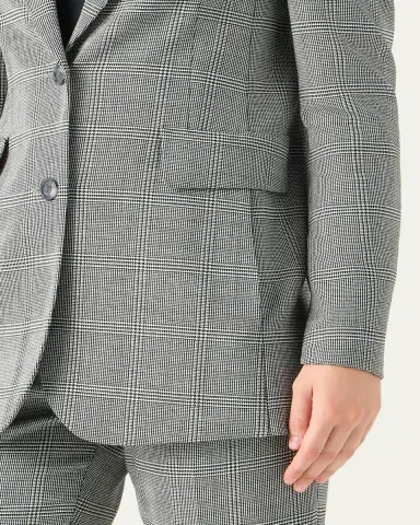 Akris Alvina Prince Of Wales Single-Breasted Jacket | Thumbnail 5 Akris Alvina Prince Of Wales Single-Breasted Jacket | Thumbnail 5