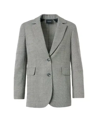 Akris Alvina Prince Of Wales Single-Breasted Jacket | Thumbnail 1 Akris Alvina Prince Of Wales Single-Breasted Jacket | Thumbnail 1