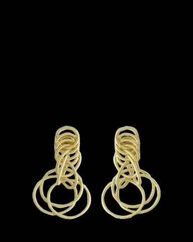 Buccellati Hawaii 18K Yellow Gold Short Earrings | Thumbnail 2