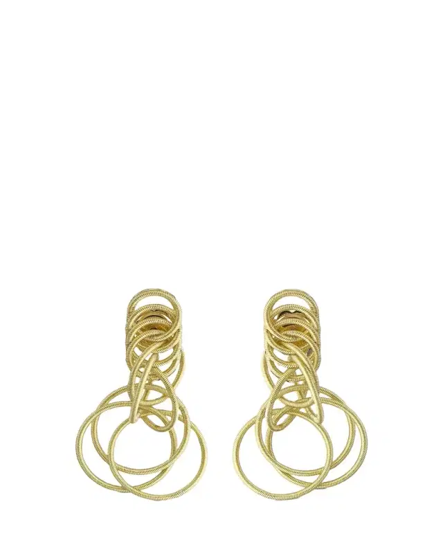 Buccellati Hawaii 18K Yellow Gold Short Earrings