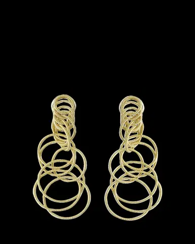 Buccellati Hawaii 18K Yellow Gold Small Circles Earrings | Thumbnail 2