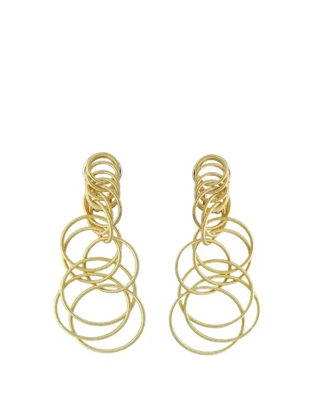 Buccellati Hawaii 18K Yellow Gold Small Circles Earrings