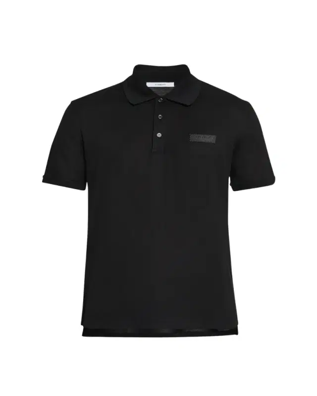 Givenchy Men's Grosgrain abel Pique Polo Shirt