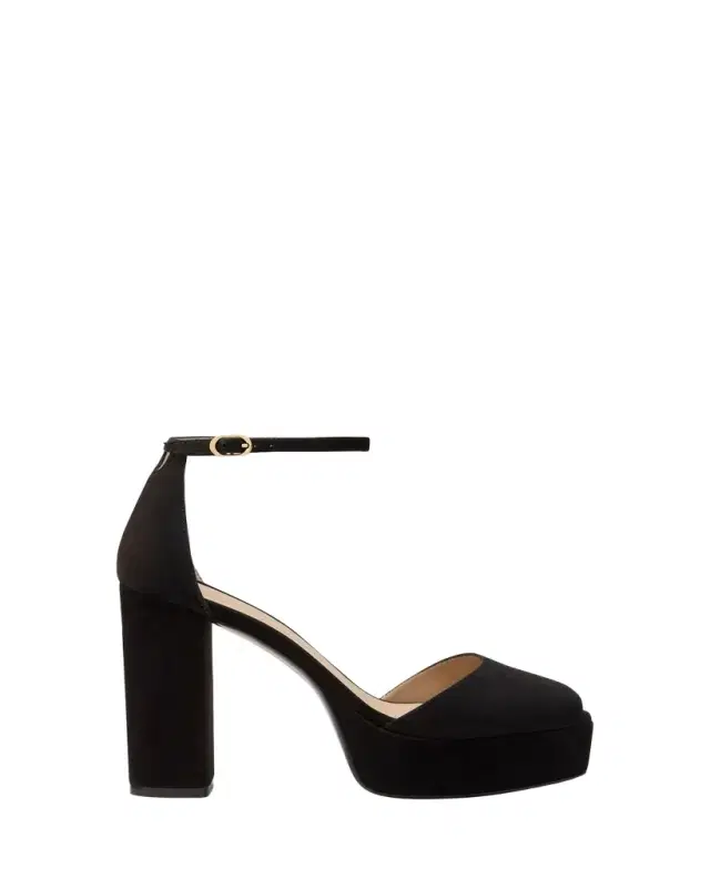 Stuart Weitzman 110mm Sabrina Suede Platform Sandals