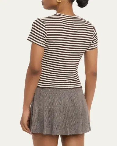 rag & bone Luca Stripe Rib-Knit Top | Thumbnail 3