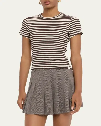 rag & bone Luca Stripe Rib-Knit Top | Thumbnail 4