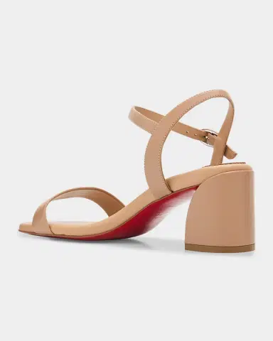 Christian Louboutin 55mm Jane Leather Ankle-Strap Sandals | Thumbnail 2