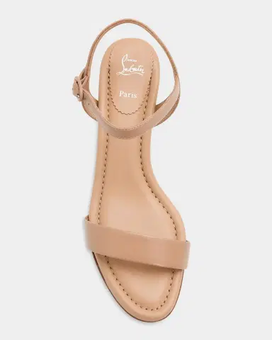 Christian Louboutin 55mm Jane Leather Ankle-Strap Sandals | Thumbnail 4