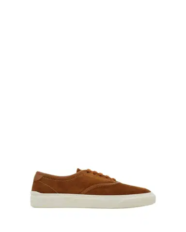 Ferragamo Men's Sunset Suede Low-Top Sneakers | Thumbnail 1
