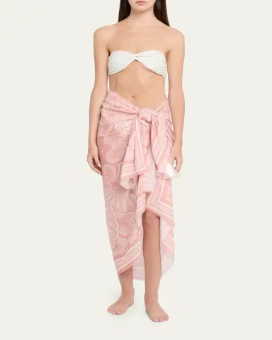 Shani Shemer Floral Logo Pareo Coverup | Thumbnail 2