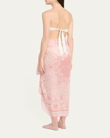 Shani Shemer Floral Logo Pareo Coverup | Thumbnail 3